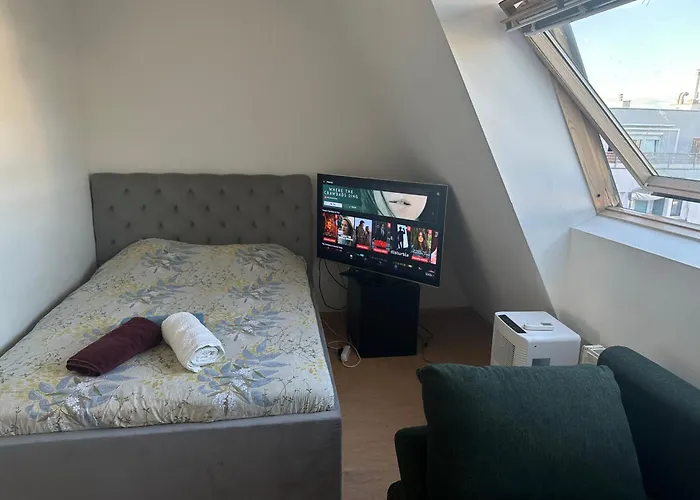 Cozy Bright Penthouse Close To U1 And U6 Metros * Βιέννη